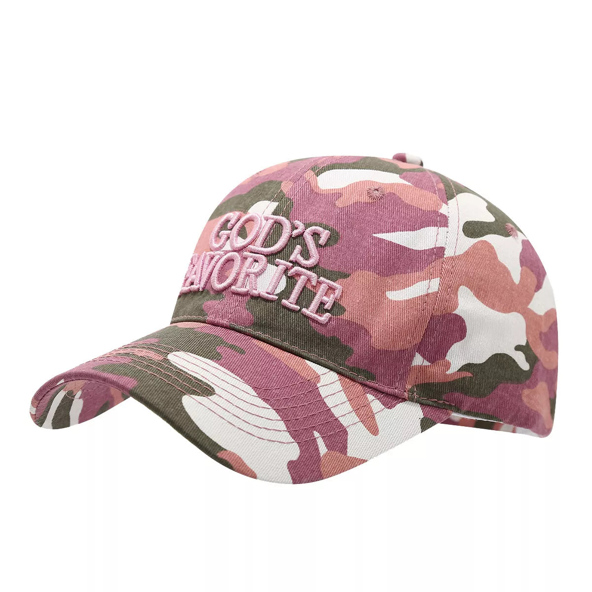 Camouflage Embroidered Baseball Cap - Lilixa.store