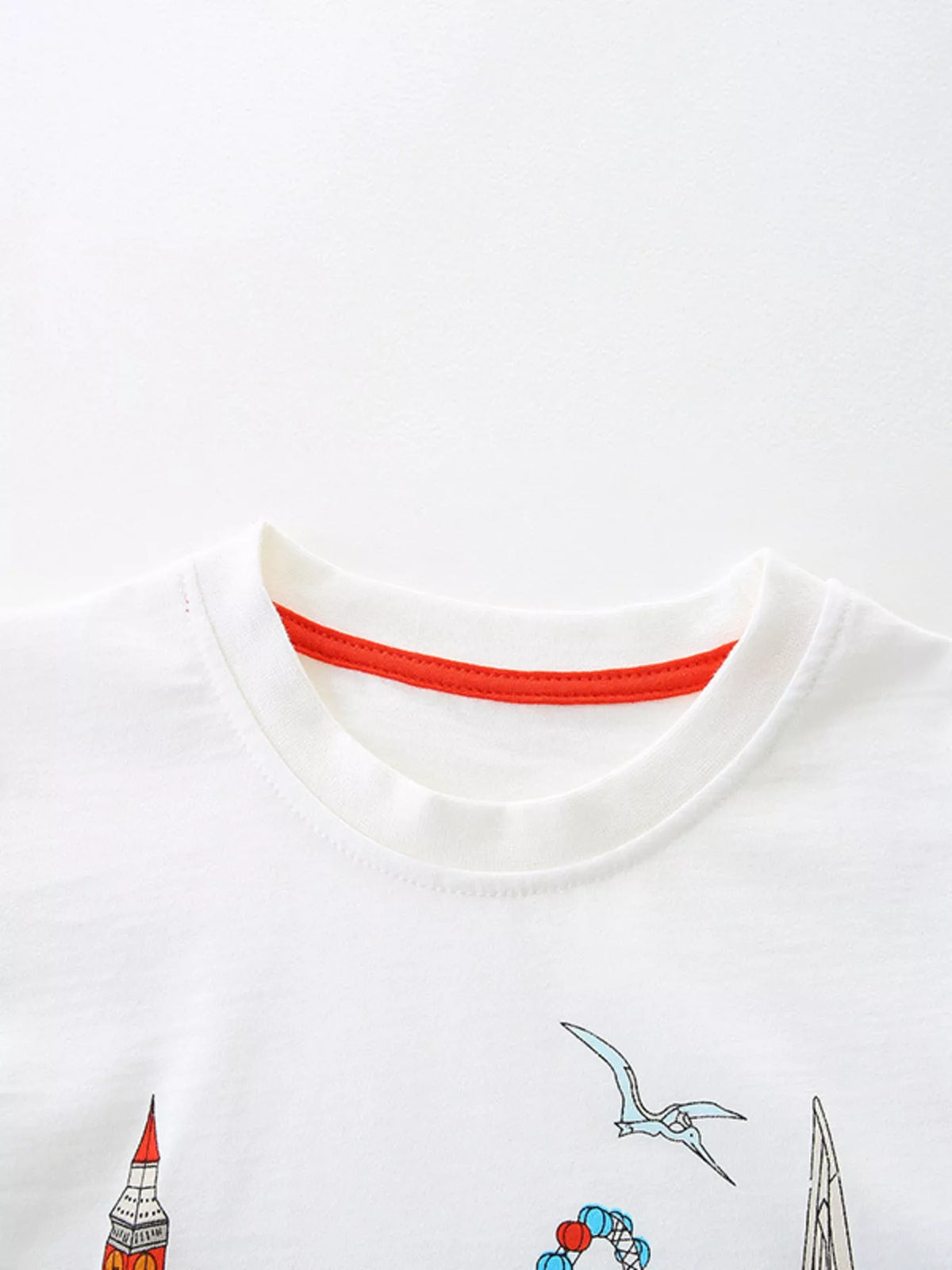 Children's London Skyline Dinosaur Adventure T-Shirt - Lilixa.store