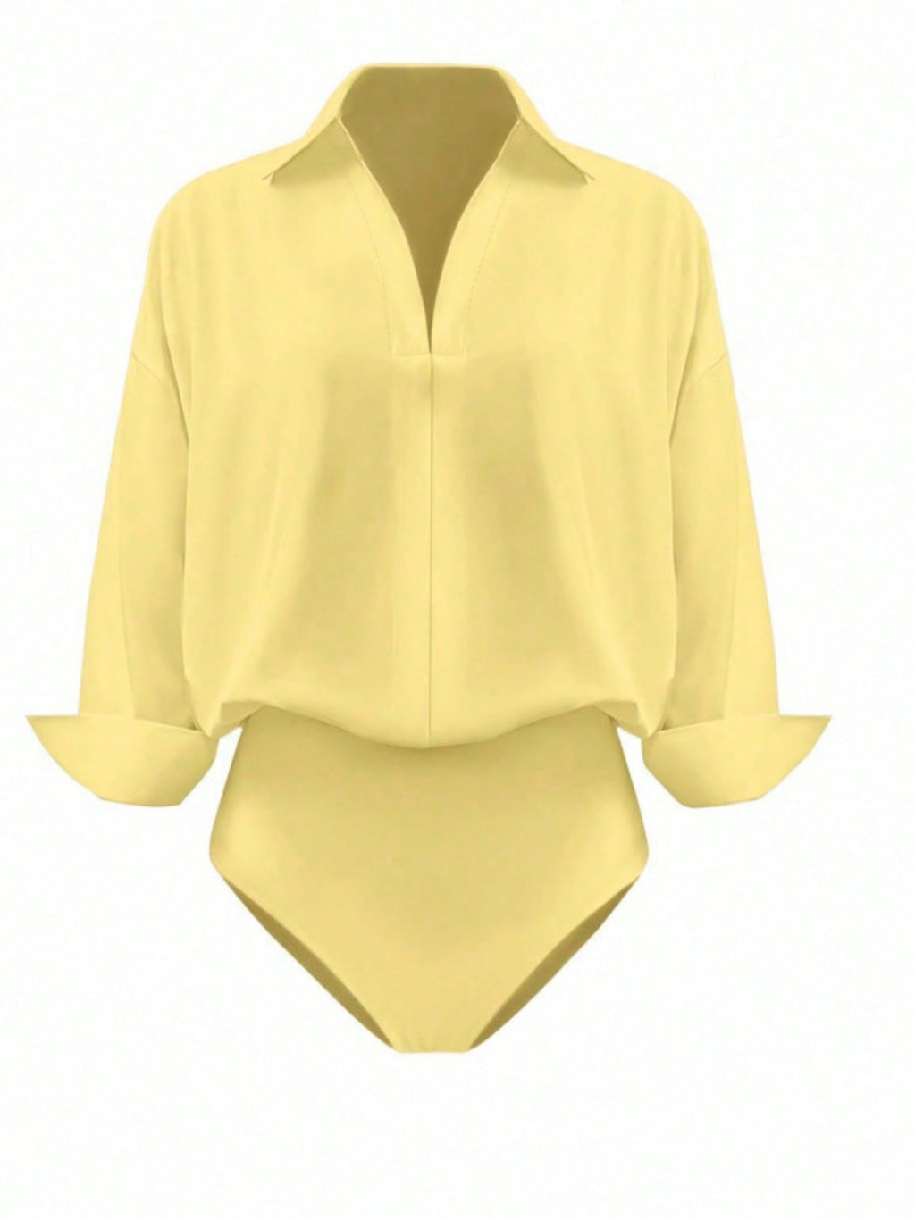 Button-Down Long Sleeve Bodysuit - Lilixa.store