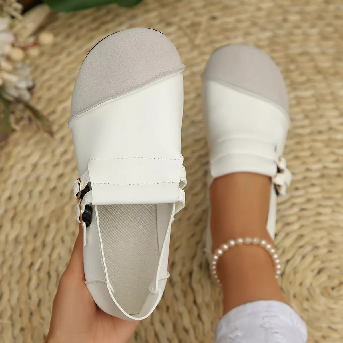 Round Toe Slip-Ons - Lilixa.store