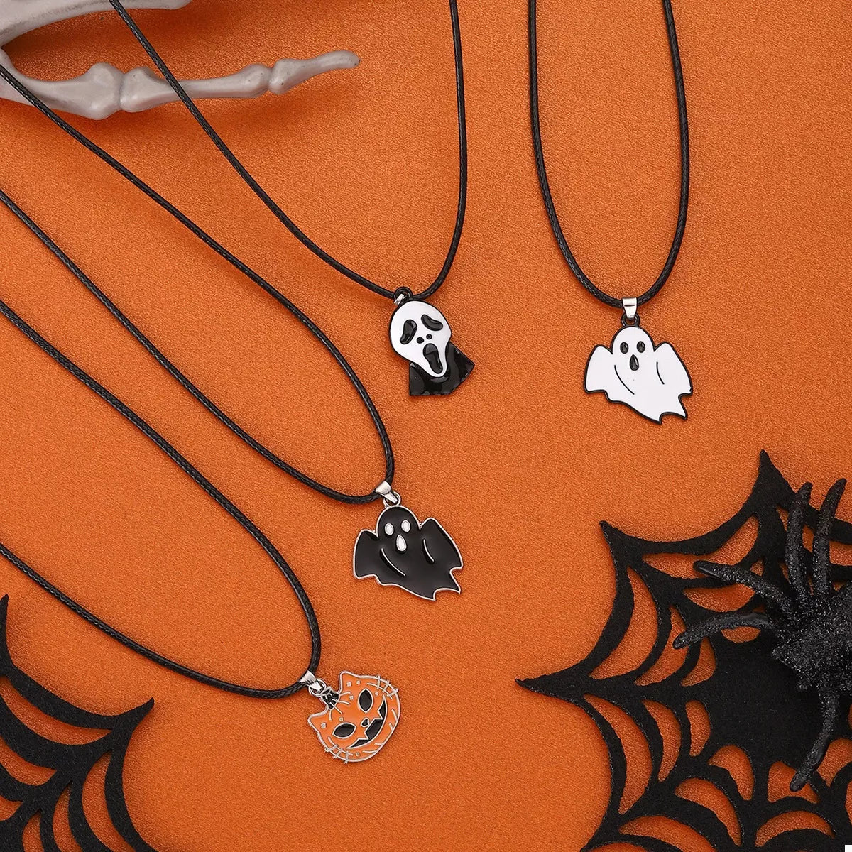 Halloween Ghost Pendant Necklace - Lilixa.store
