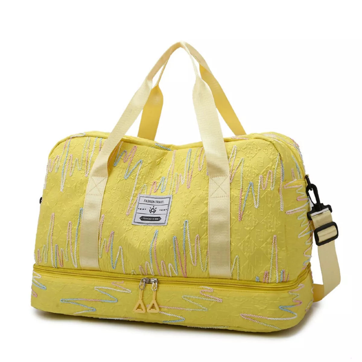 Textured Duffel Bag - Lilixa.store