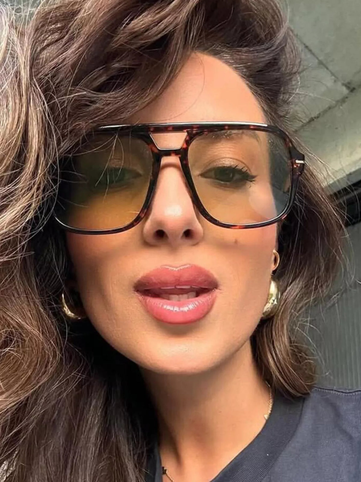 Tinted Lenses Aviator Sunglasses - Lilixa.store