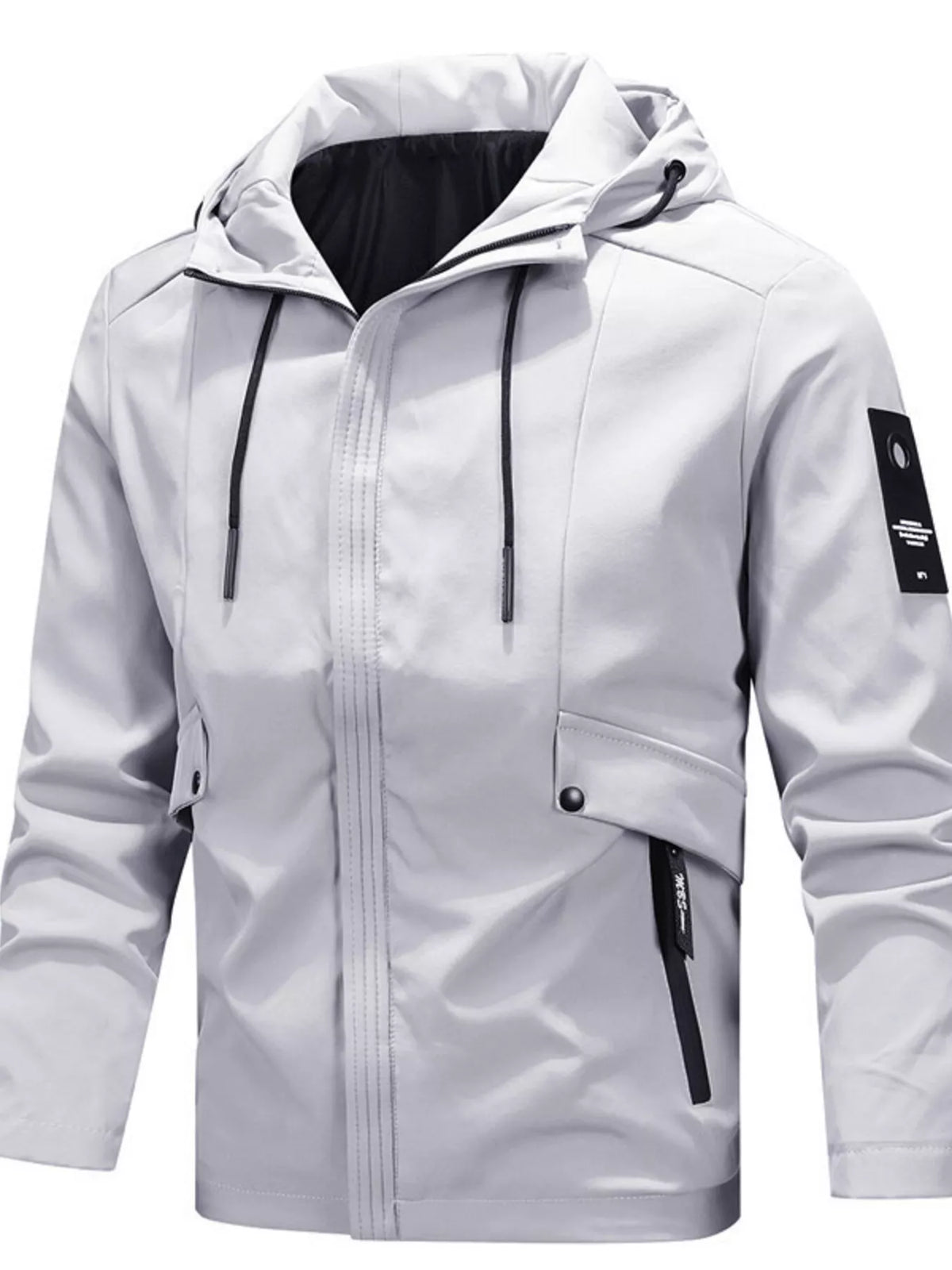 Men's Plus Size Hooded Windproof Casual Jacket - Lilixa.store