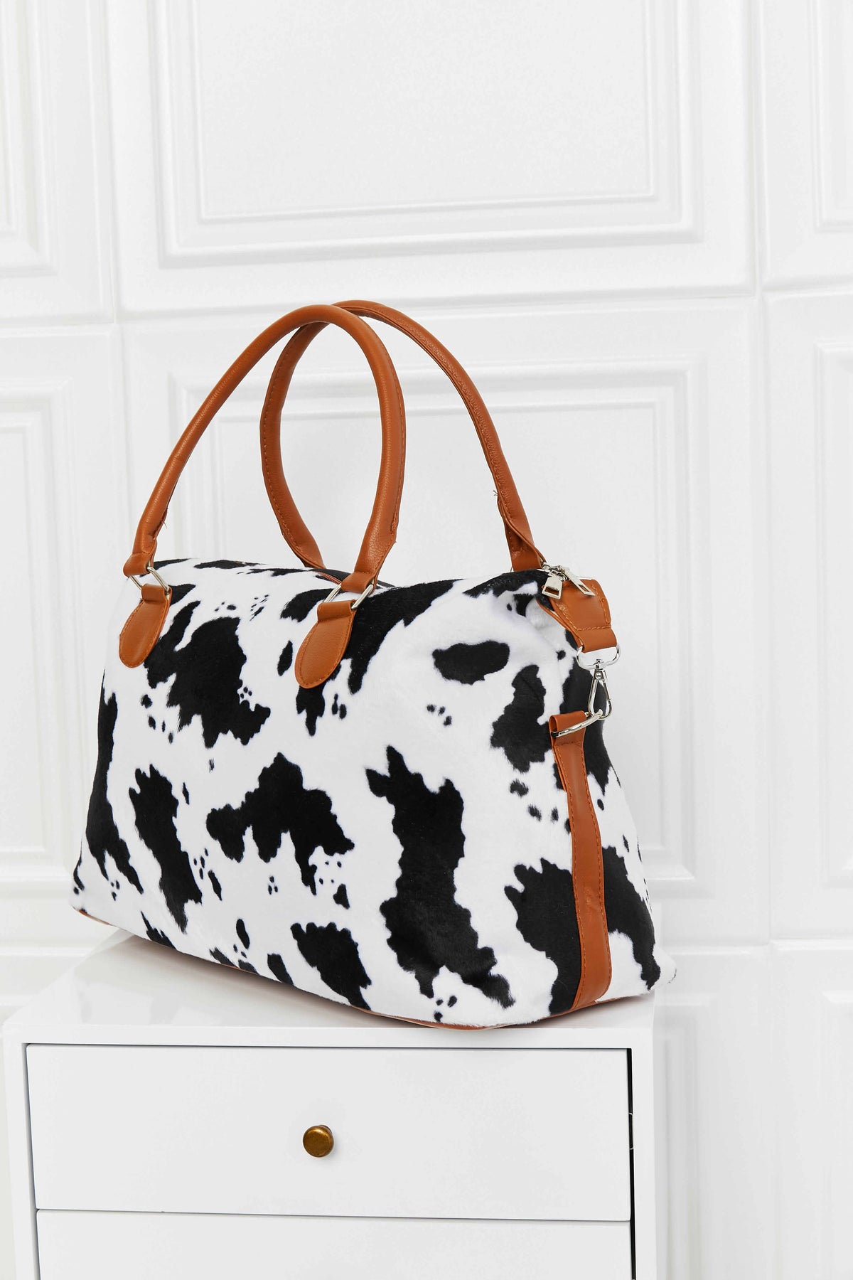 Animal Print Brushed Weekender Bag - Lilixa.store