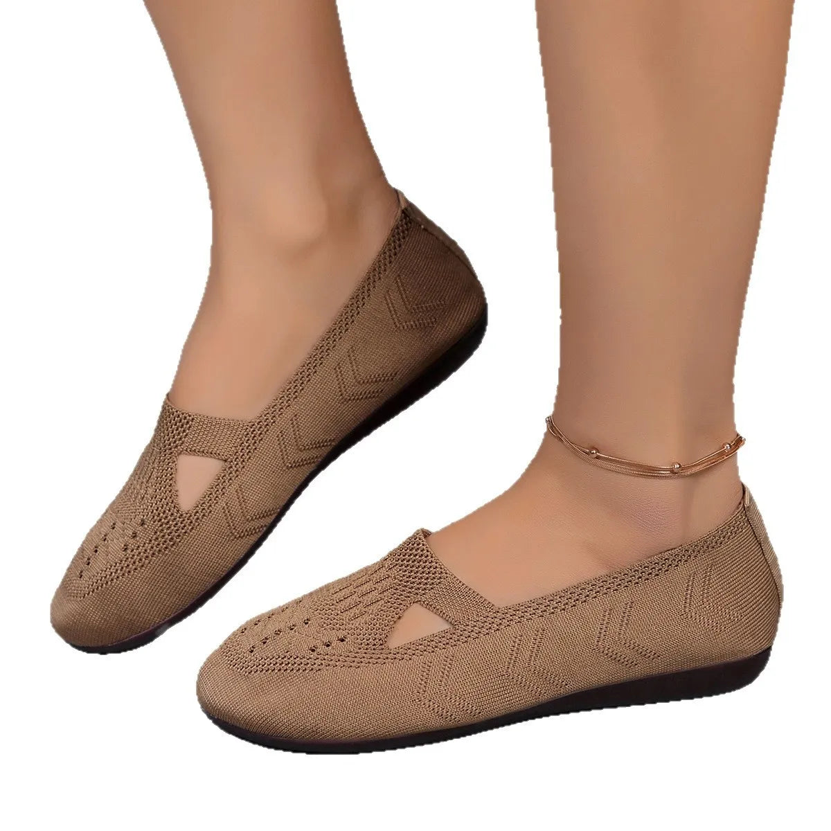 Cutout Mesh Slip Ons, view 2