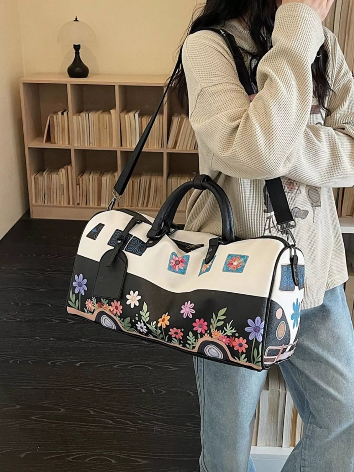 Floral Print Duffel Bag - Lilixa.store