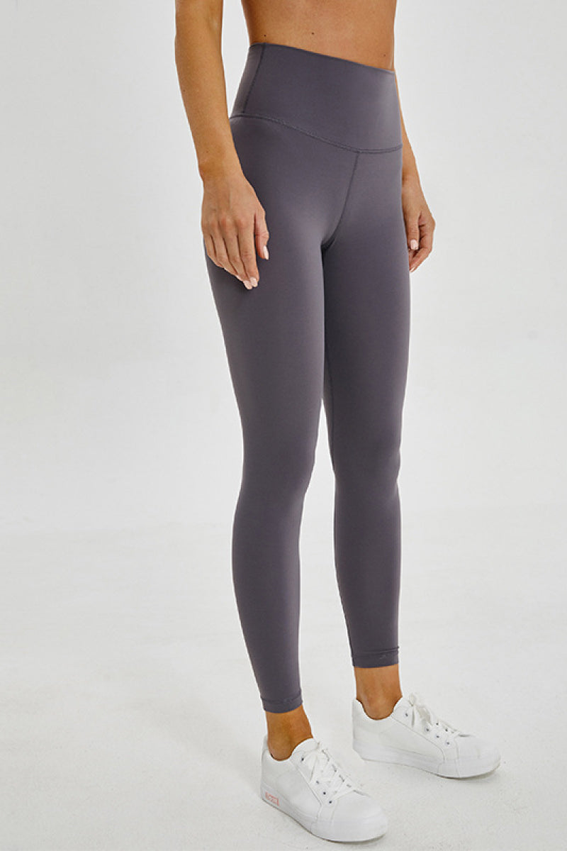 Millennia Wide Seamless Band Waist Sports Leggings - Lilixa.store