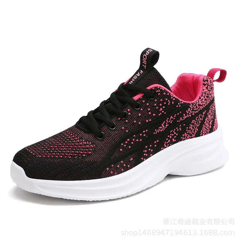 Breathable Mesh Lace Up Athletic - Lilixa.store
