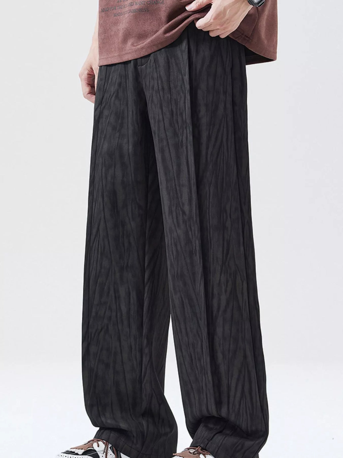 Men's Full Size Wide Leg Casual Pants Plus Size, view 5