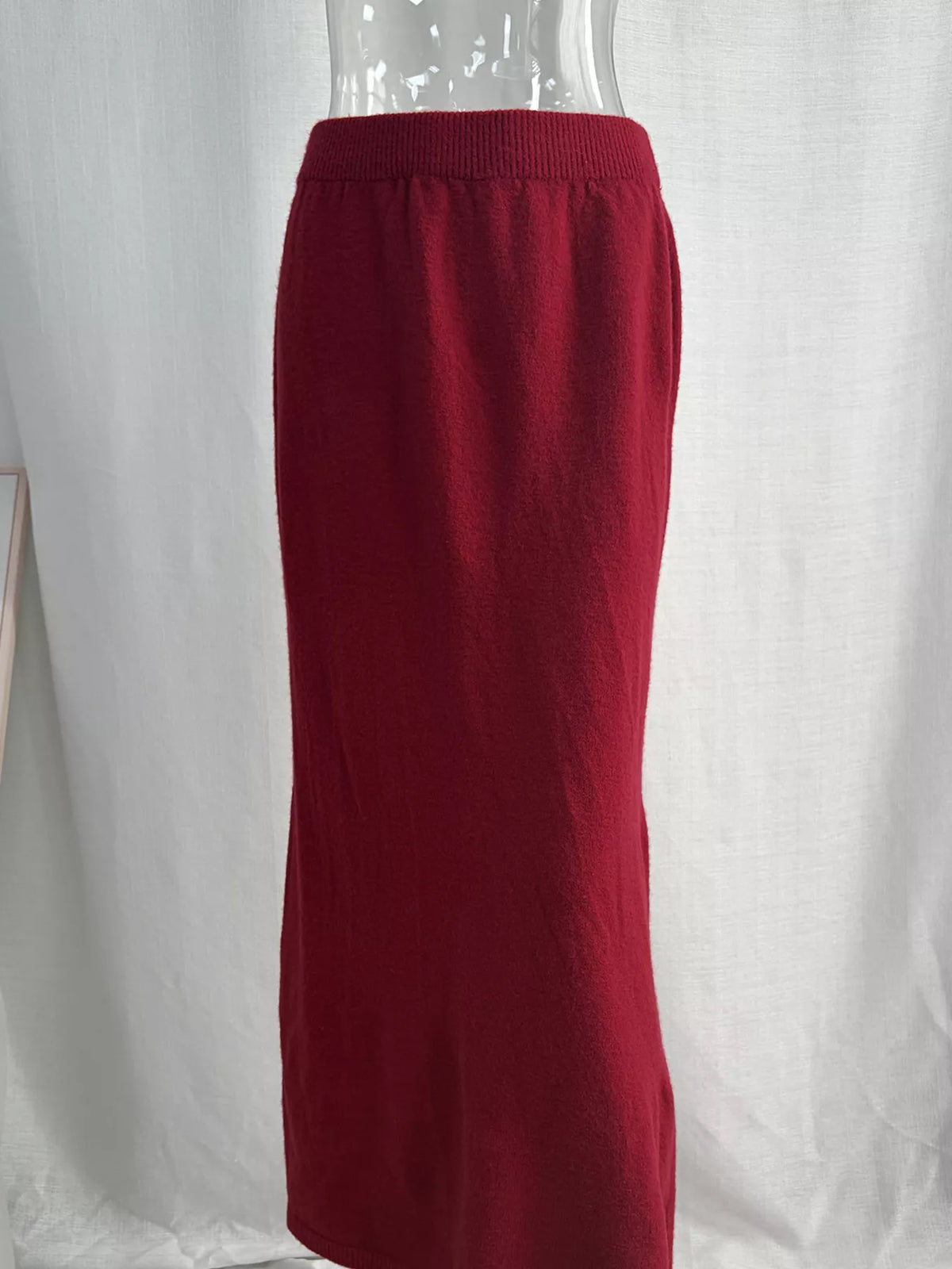 Waist-Tie Detail Sweater and Maxi Skirt Set, view 9