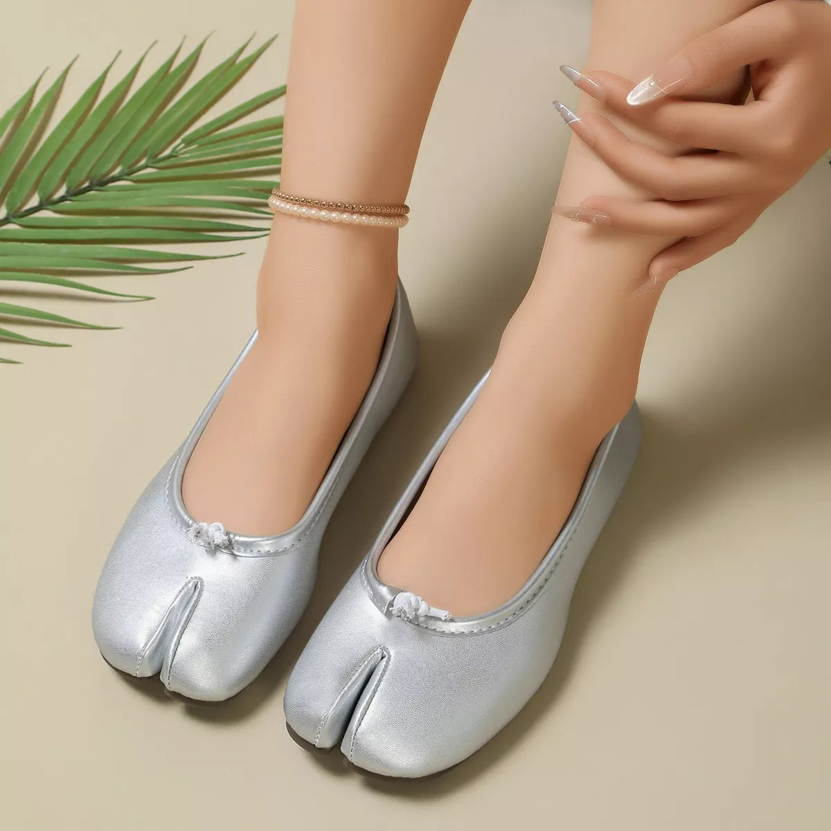 Split-Toe Slip-Ons - Lilixa.store