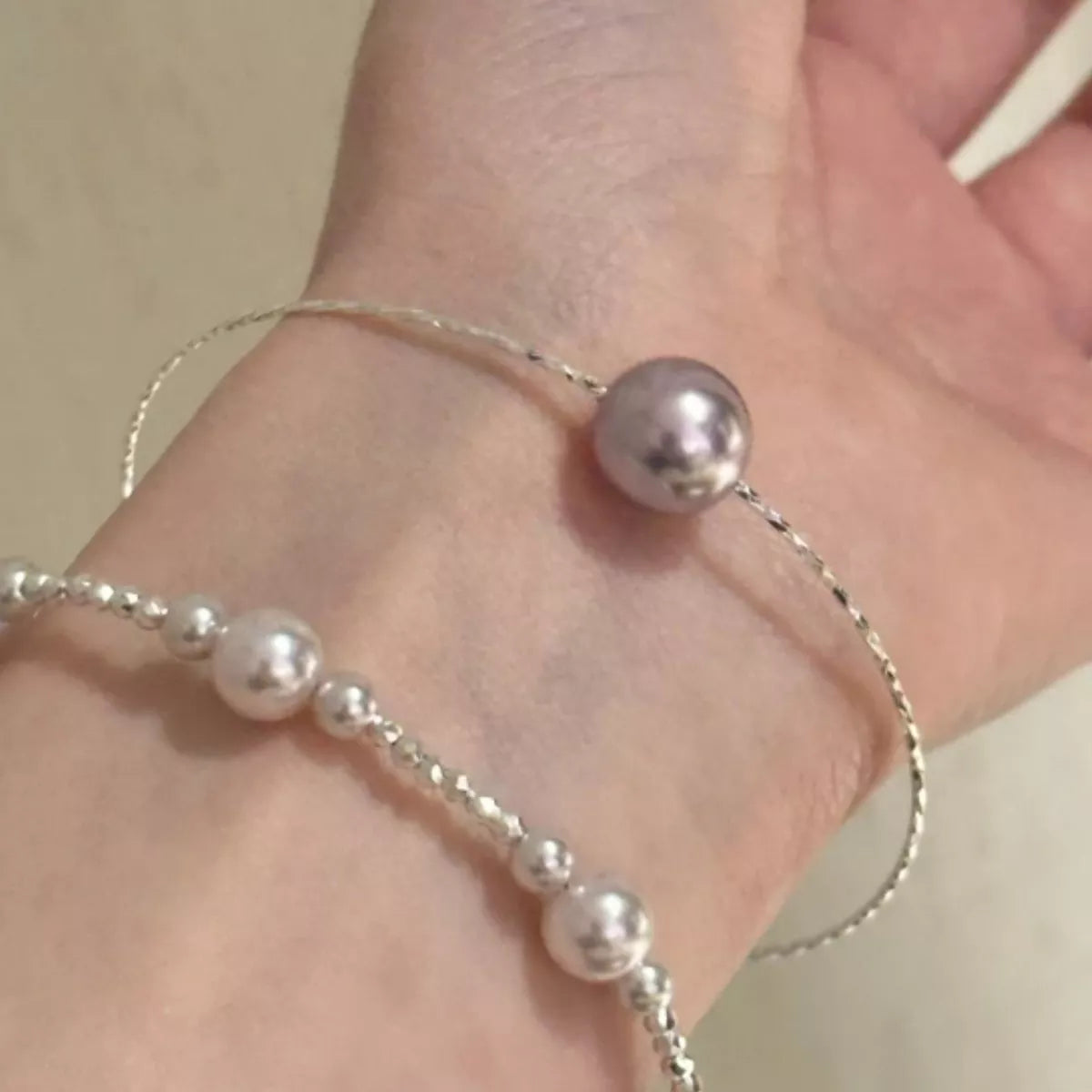 Pearl Bangle Bracelet - Lilixa.store