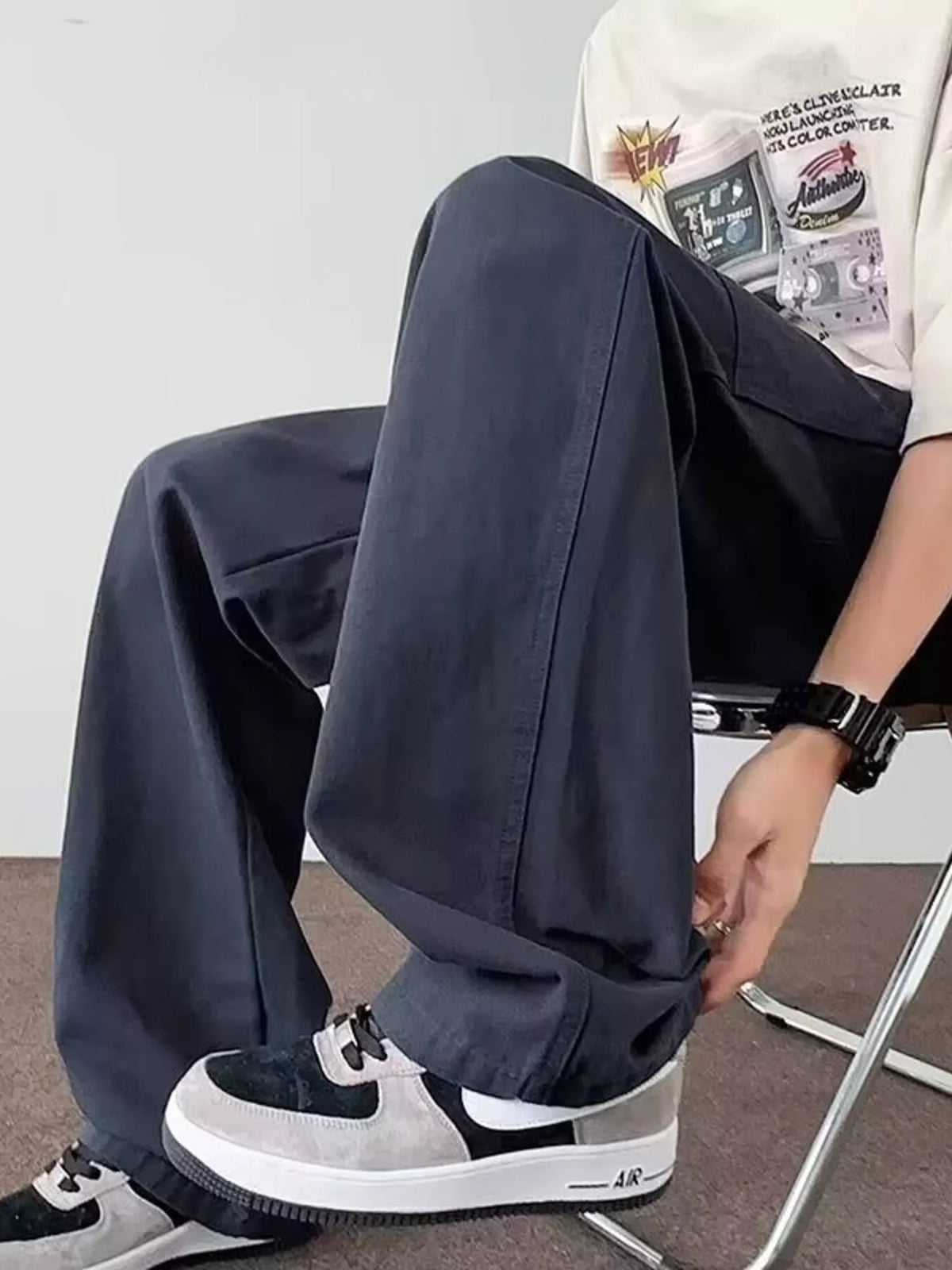 Men's Loose Fit Cargo Pants, view 7