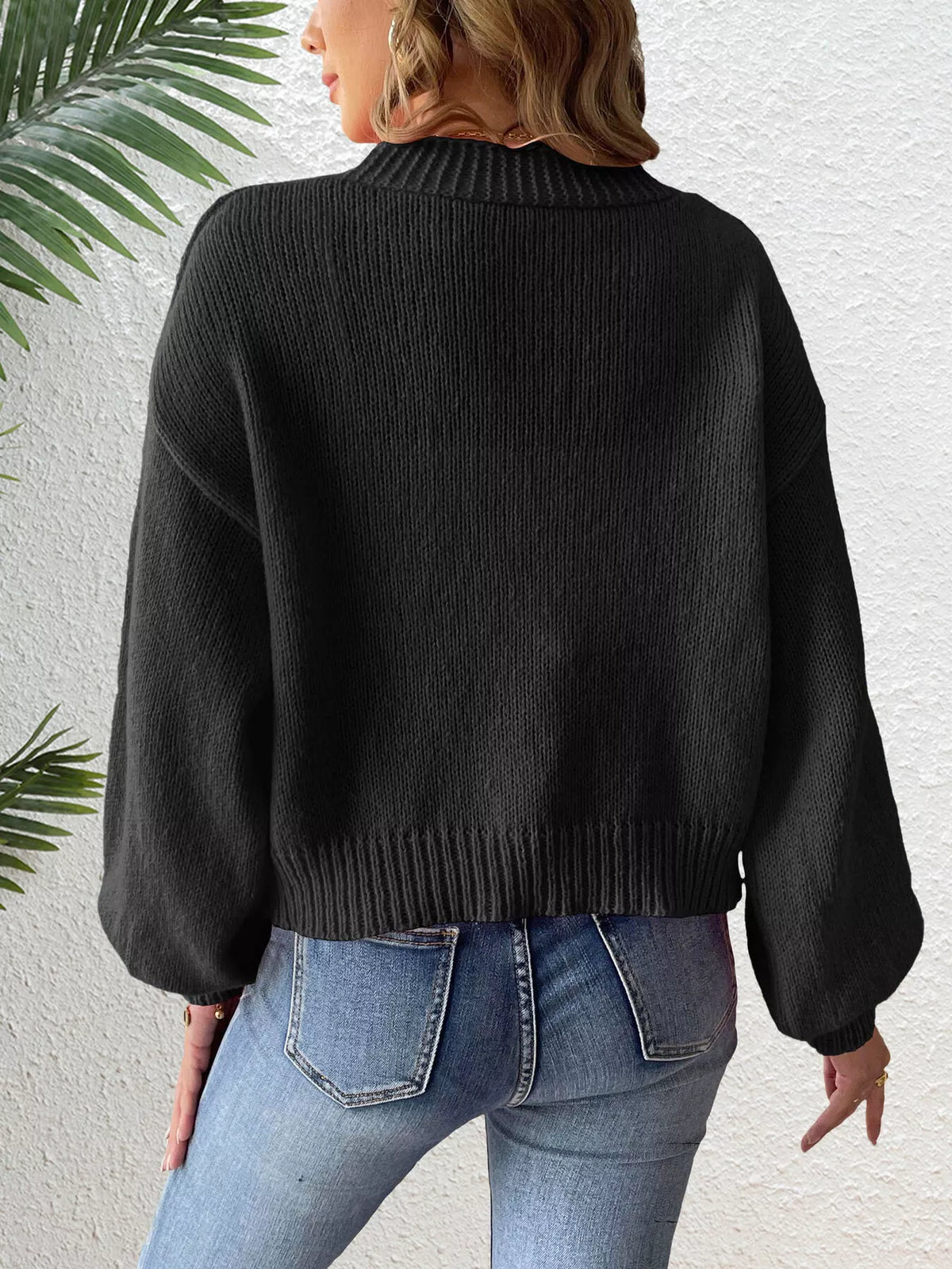 Bow-Tie Open Front Knit Cardigan - Lilixa.store