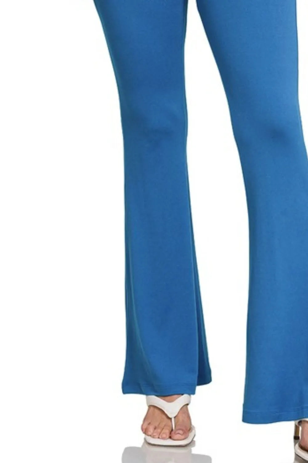 Zenana Buttery Soft Flare Leg High Waist Yoga Pants - Lilixa.store