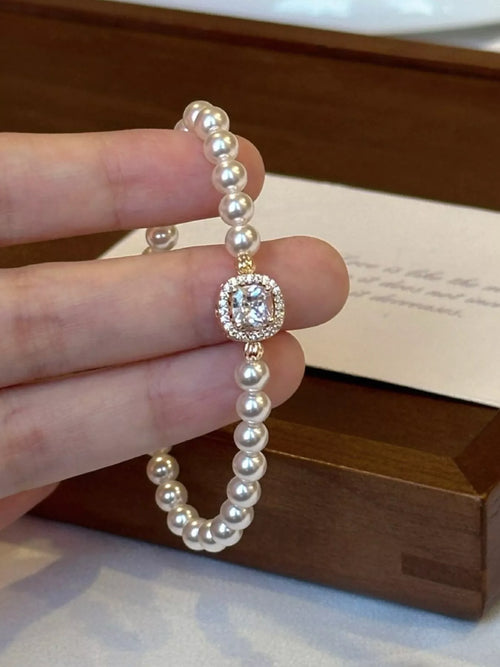 18K Gold-Plated Pearl Bracelet - Lilixa.store