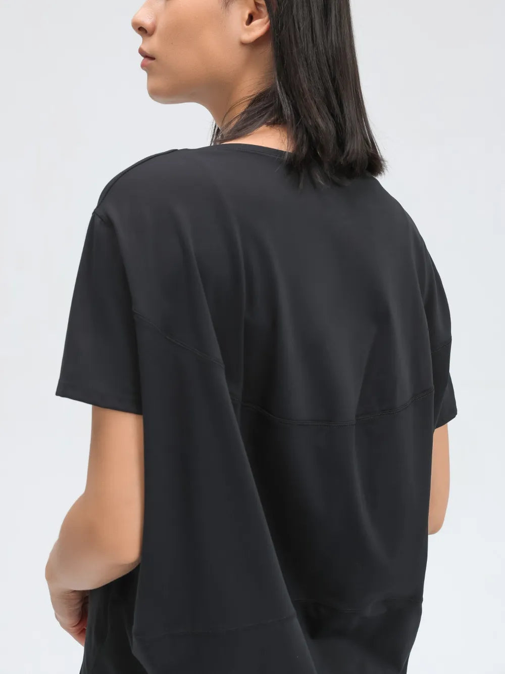 Millennia Round Neck Short Sleeve Active T-Shirt - Lilixa.store