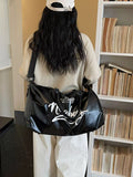Letter Leather Travel Bag - Lilixa.store