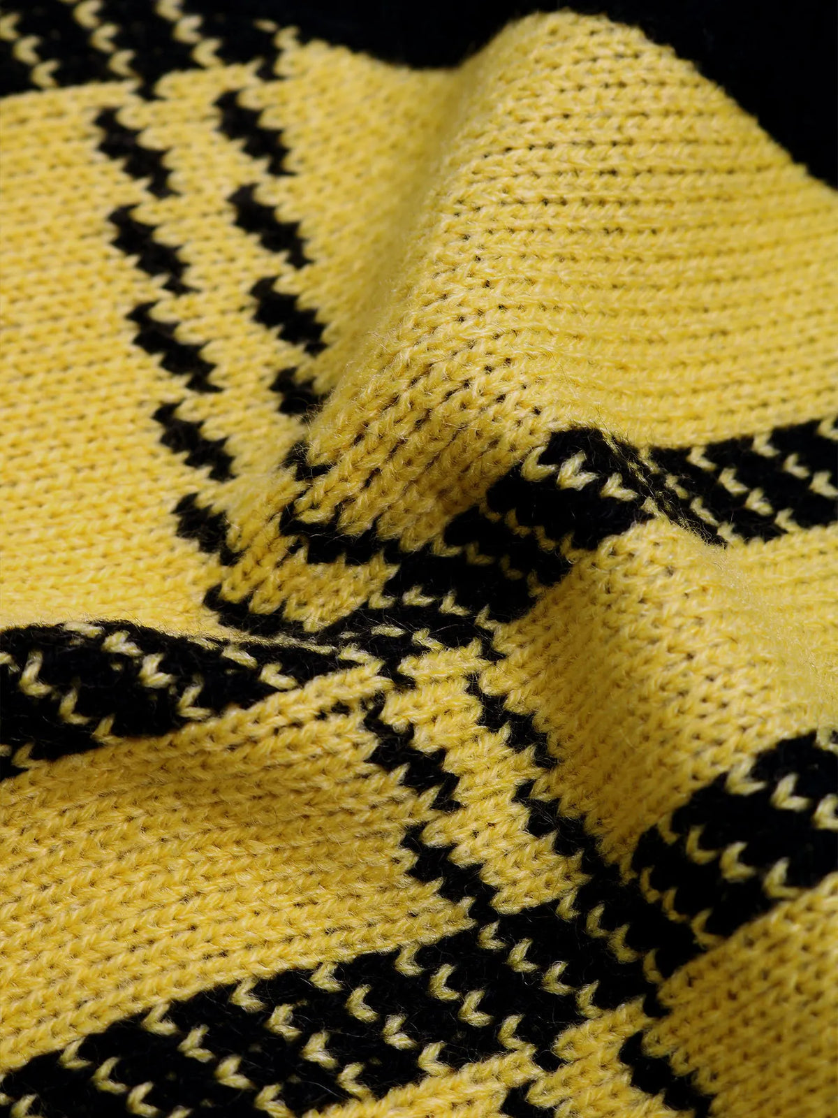 Plaid V-Neck Cropped Sweater Vest in Yellow, view 10