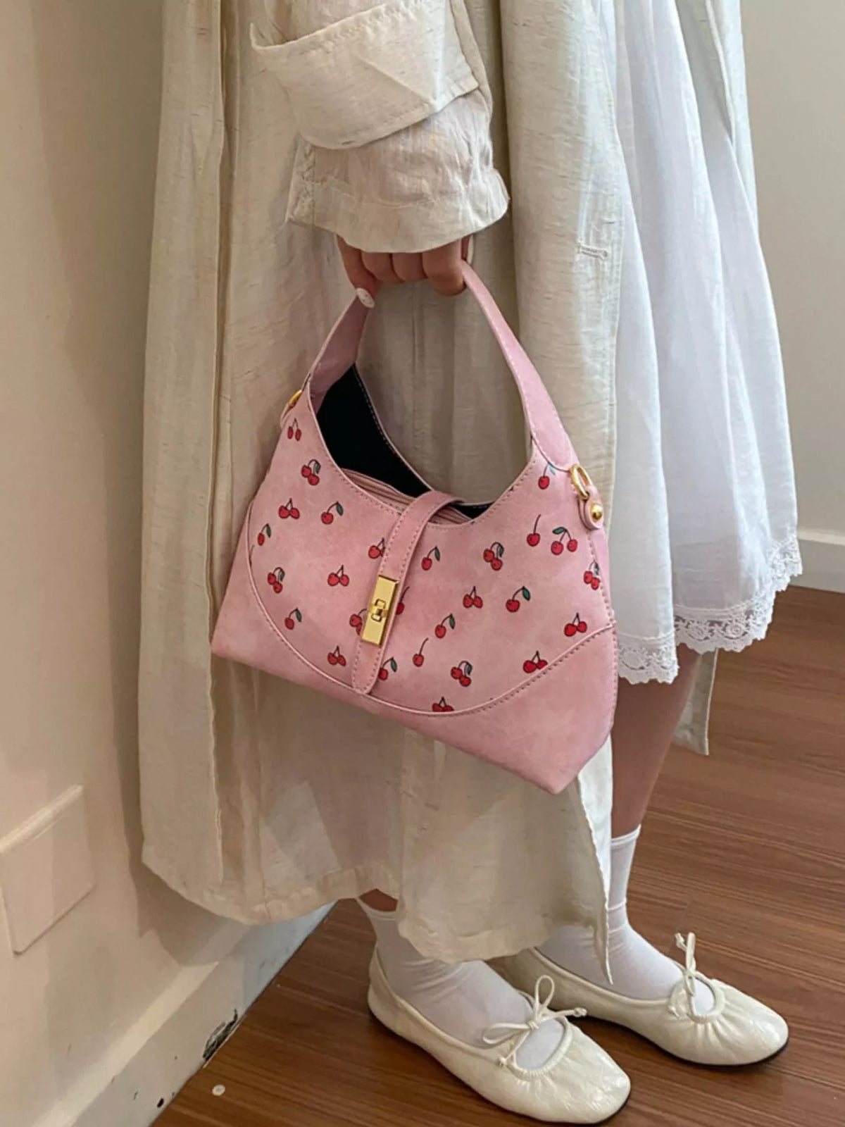 Cherry Print Crossbody Bag - Lilixa.store