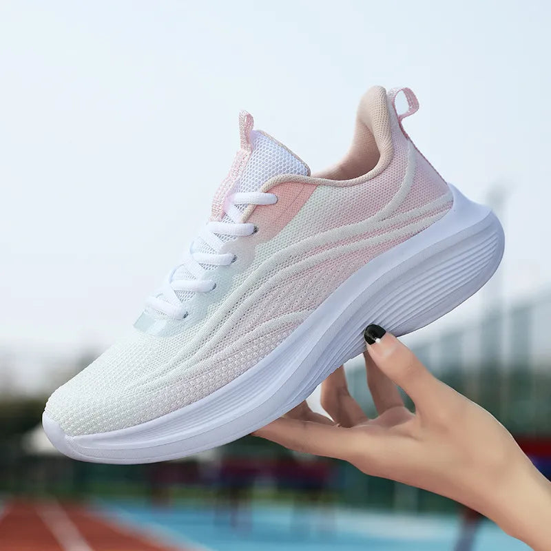Mesh Breathable Lace Up Athletic - Lilixa.store