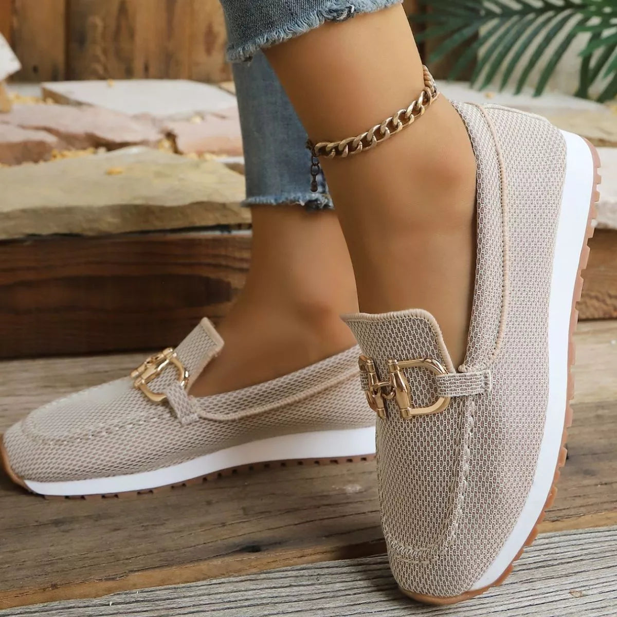 Round Toe Slip-Ons - Lilixa.store