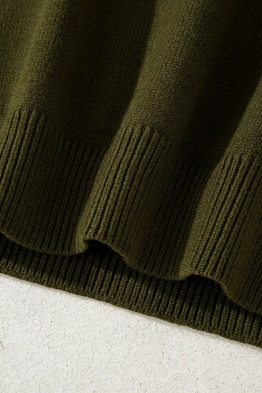 Colorblock Crew Neck Drop Shoulder Sweater