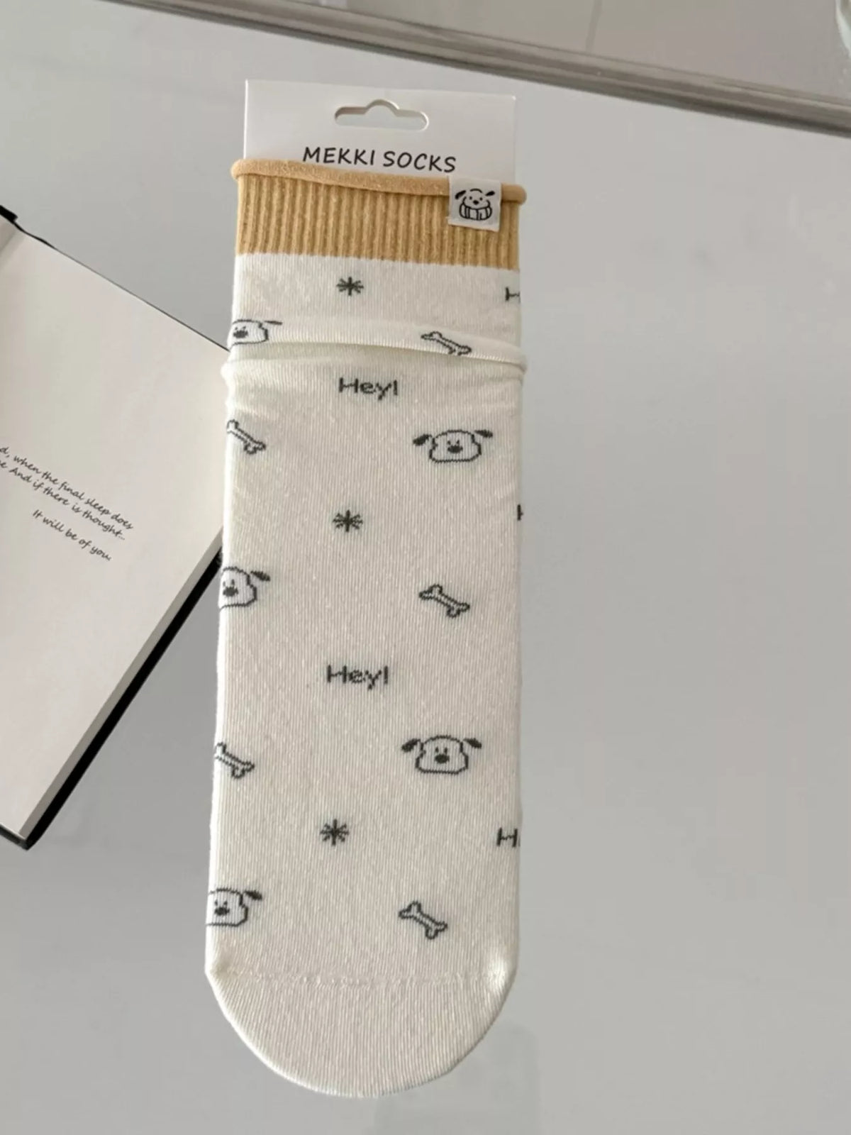 Cartoon Print Cotton Crew Socks - Lilixa.store