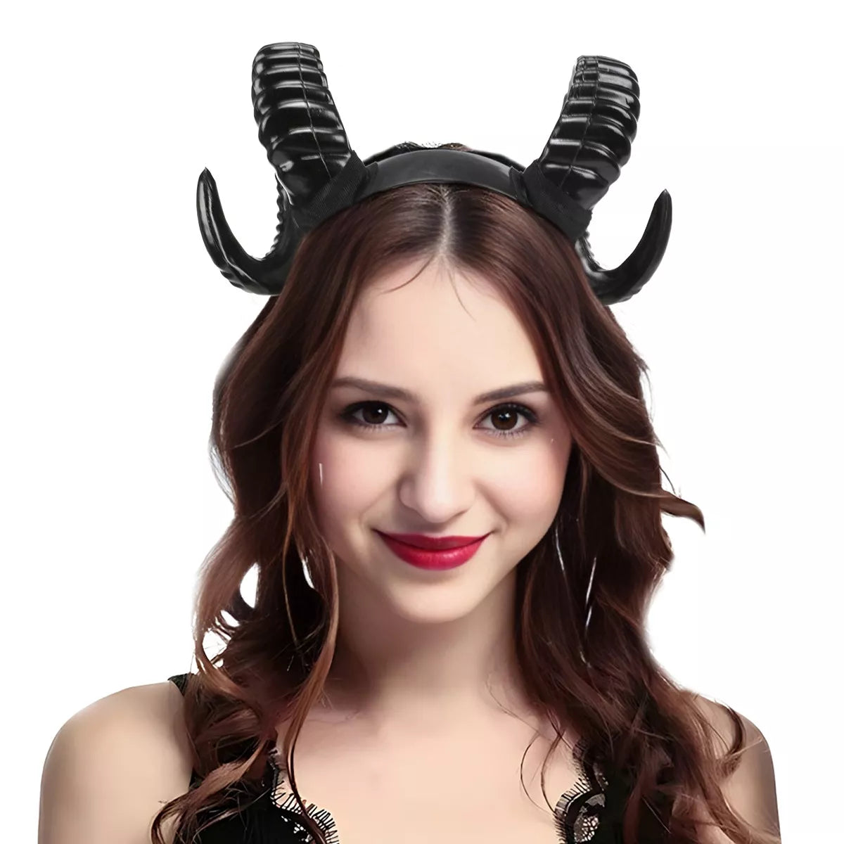 Halloween Gothic Ram Horn Headband - Lilixa.store