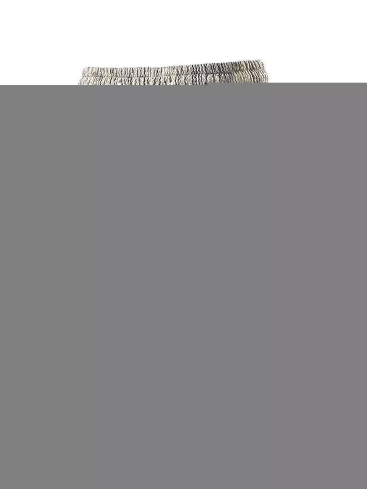 Men's Plus Size Snake Print Drawstring Shorts in Apricot Gray