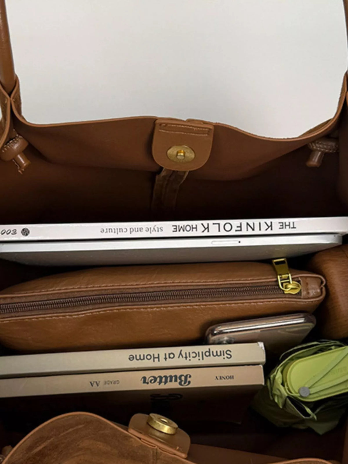 Solid Color Tote Bag