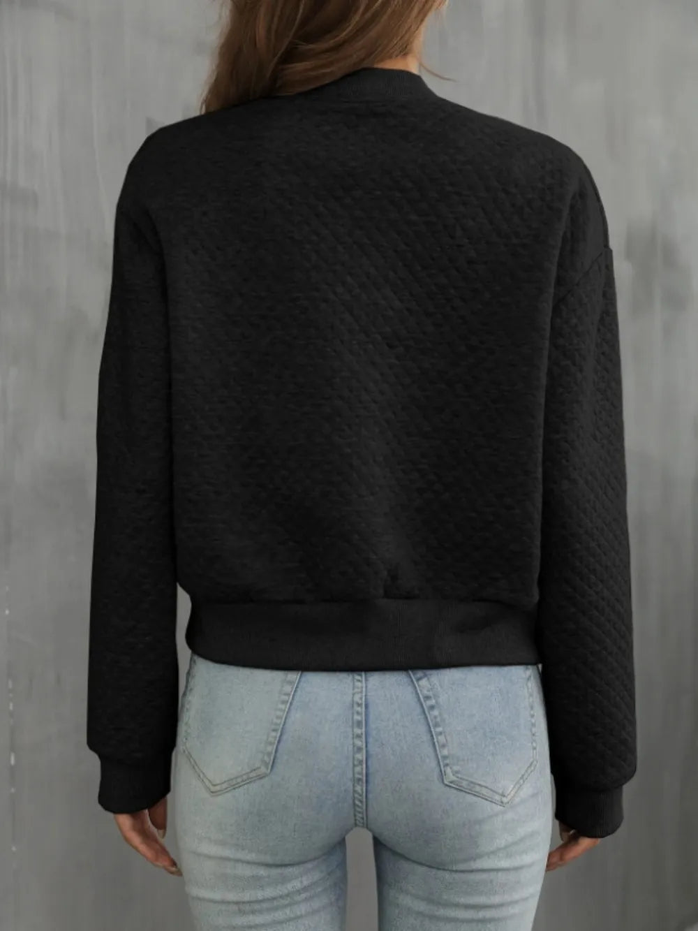 Zip Up Long Sleeve Jacket, view 2