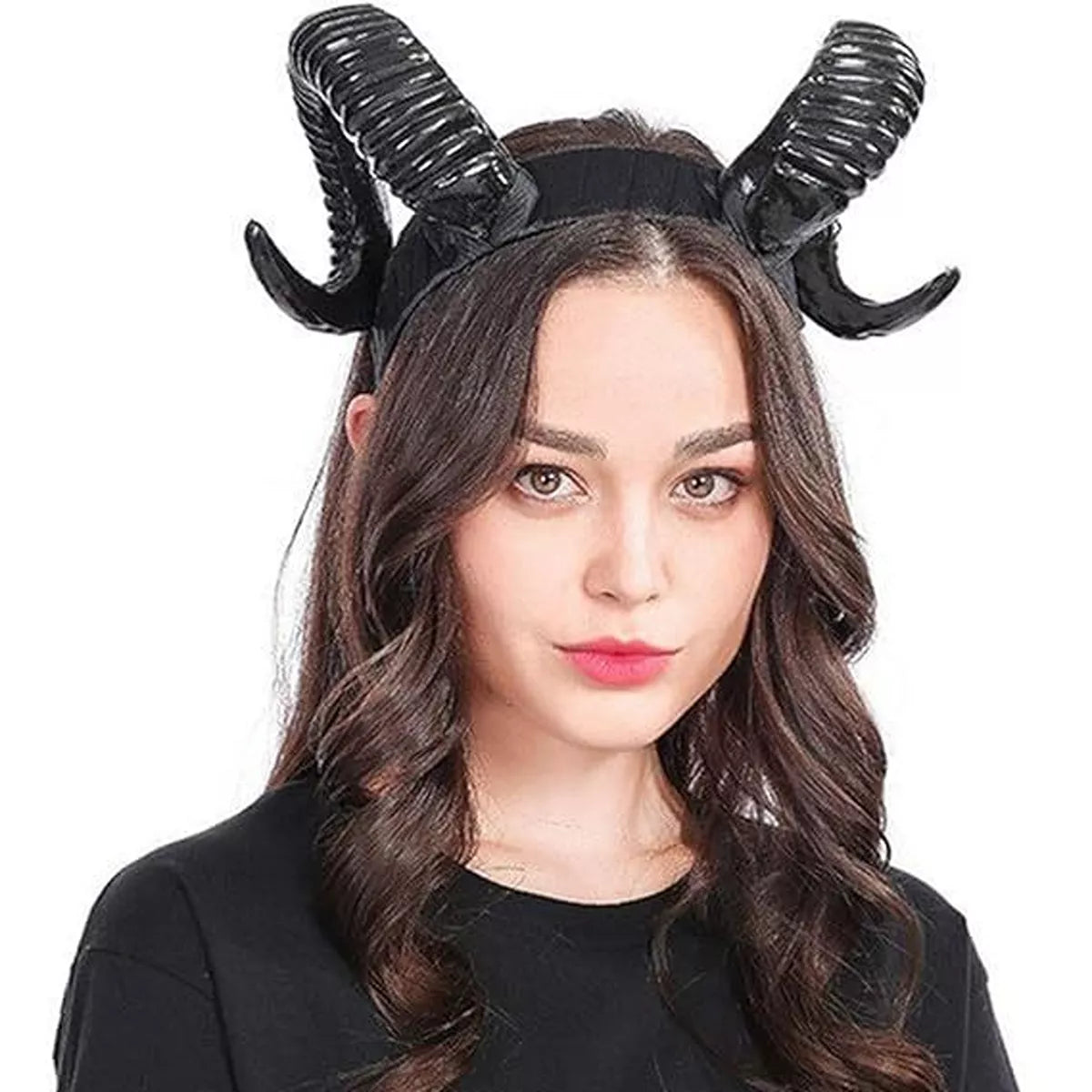 Halloween Gothic Ram Horn Headband - Lilixa.store