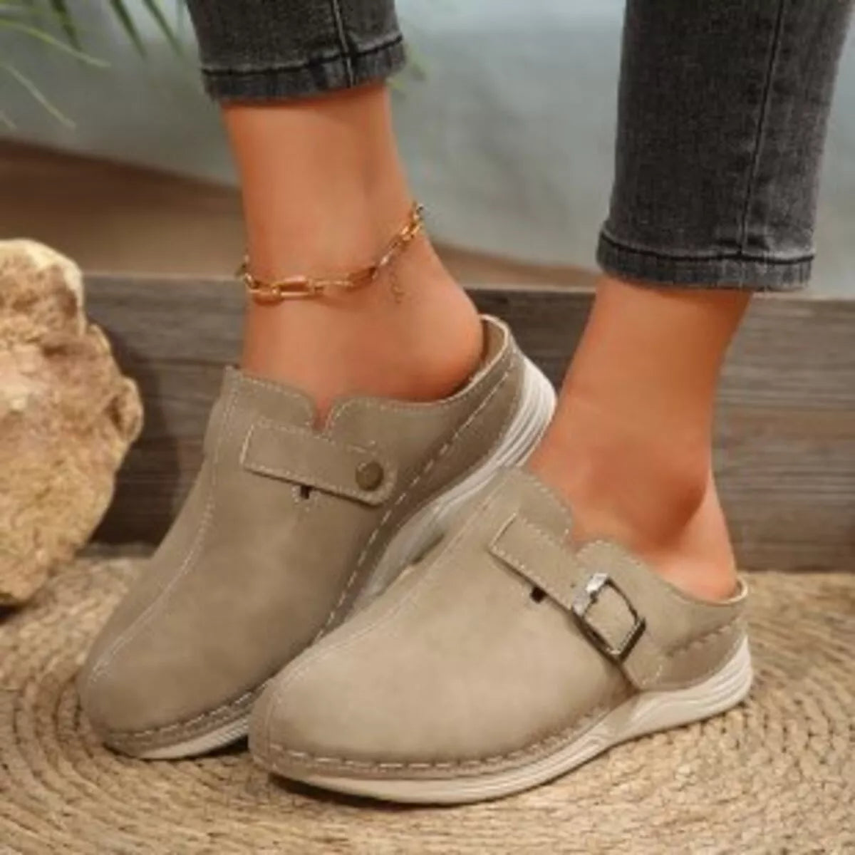 Buckle Accent Slip-Ons, view 13