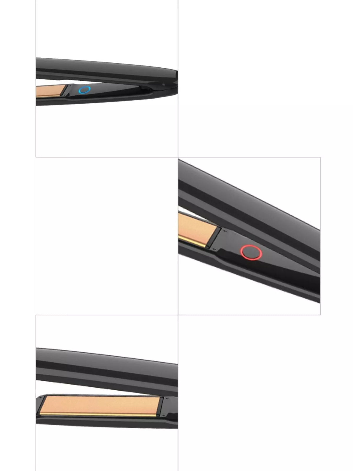 Fast Heating Hair Straightener in Black, view 3