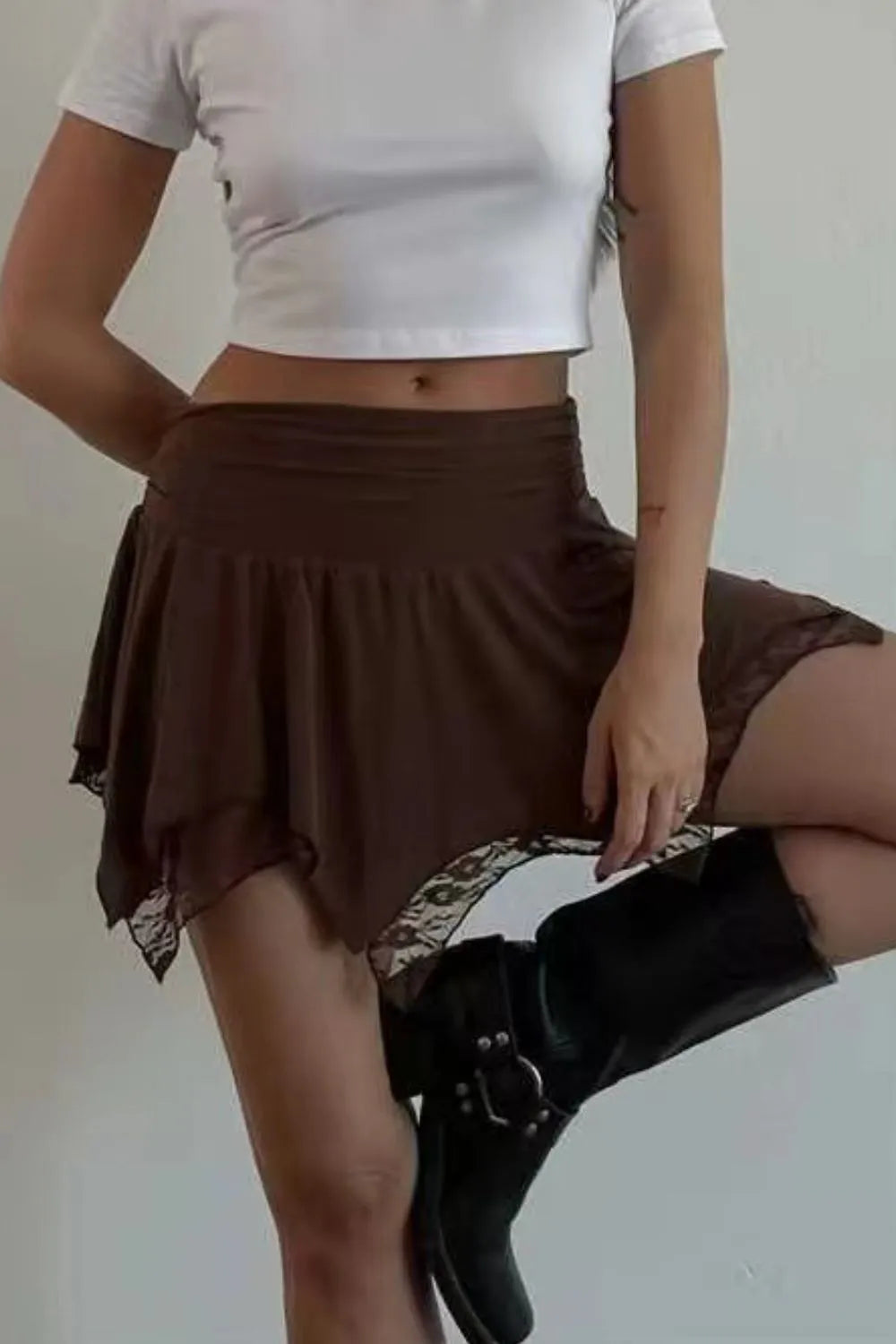 Lace Mini Skirt - Lilixa.store