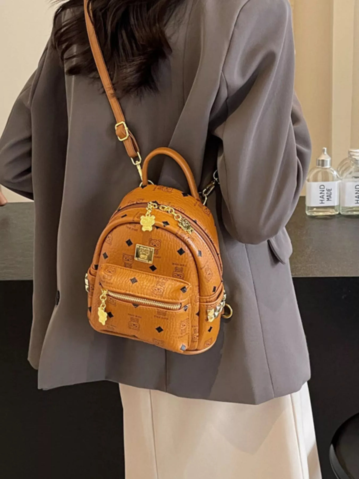 Patterned Mini Backpack Bag - Lilixa.store