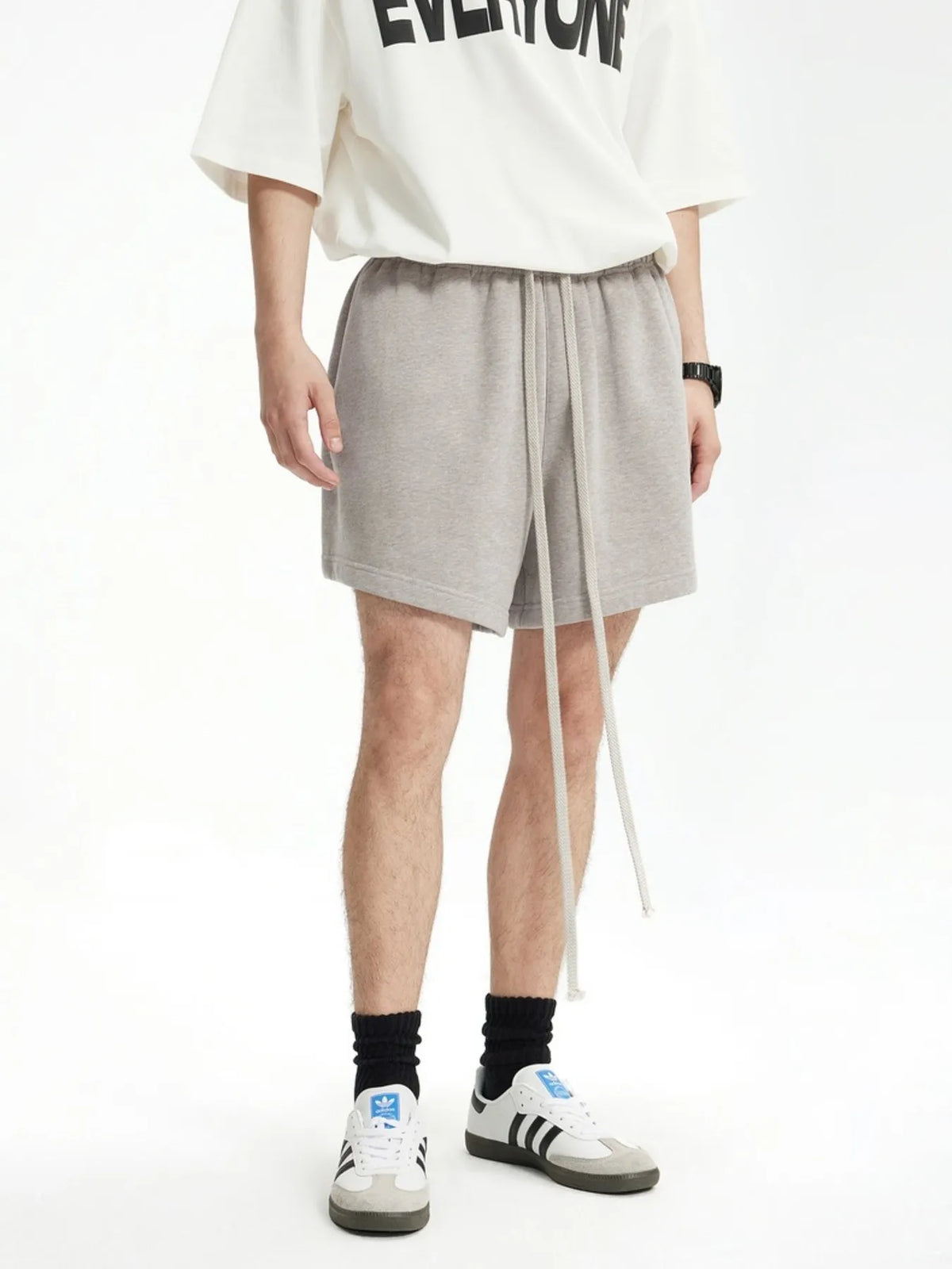 Men's Drawstring Loose Fit Shorts, view 3