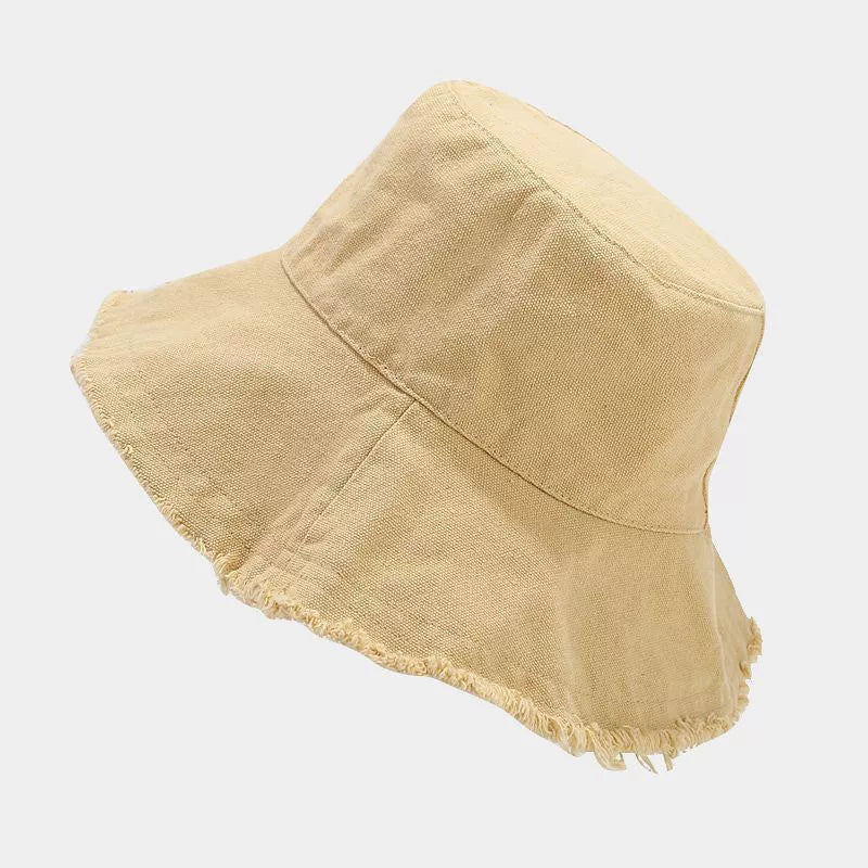 Frayed Edge Bucket Hat - Lilixa.store