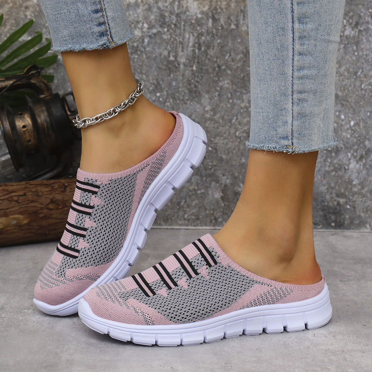 Breathable Knit Slip-Ons, view 8