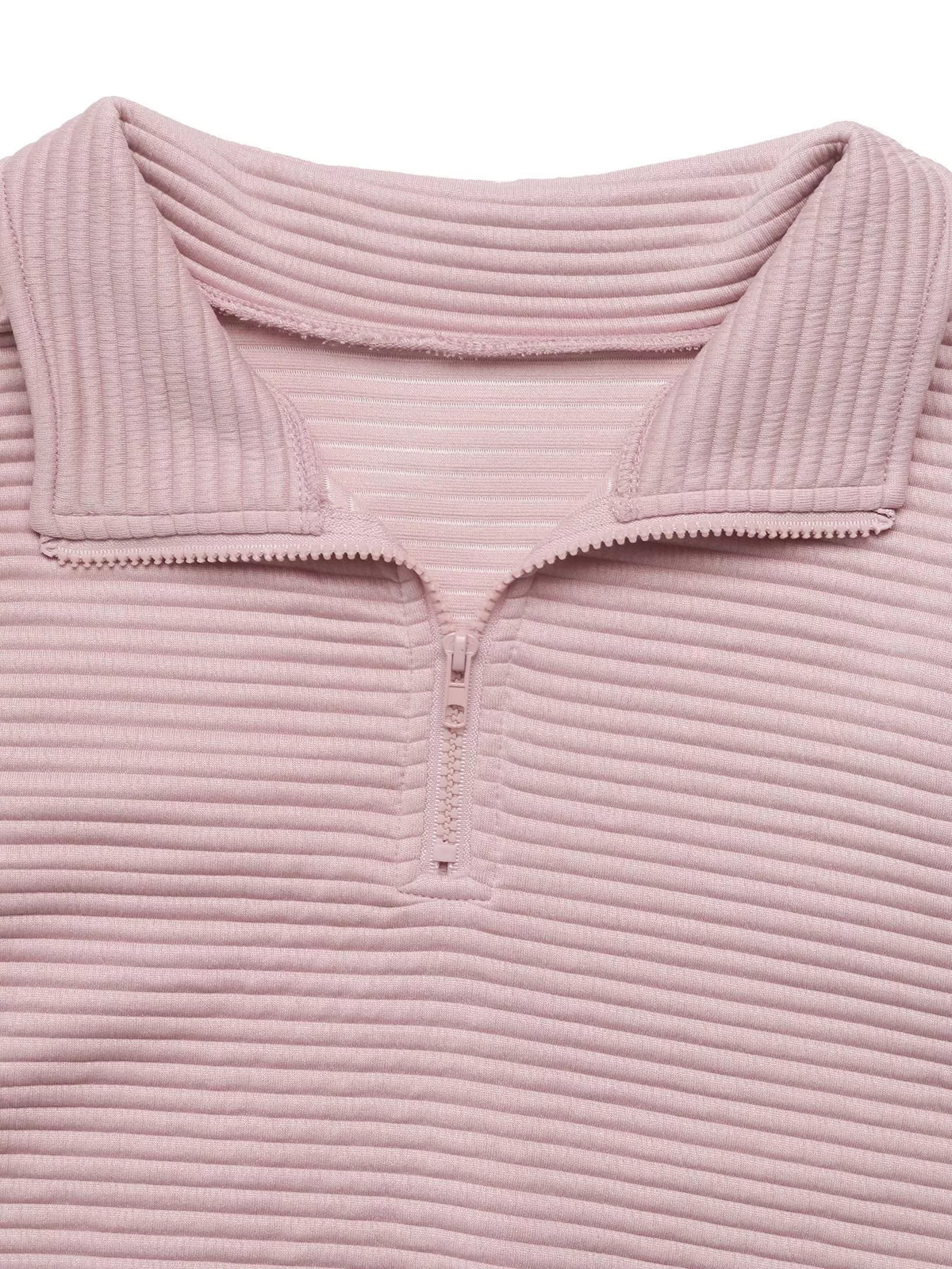 Quarter-Zip Long Sleeve Sweatshirt