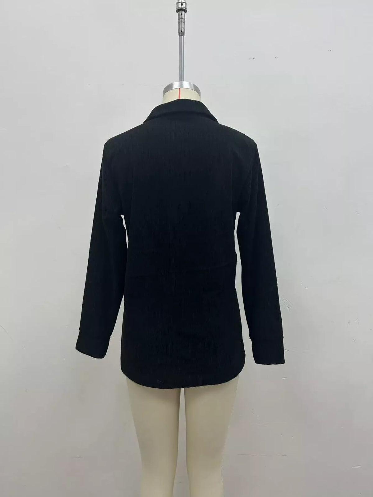 Full Size Button Detail Long Sleeve Top Plus Size - Lilixa.store