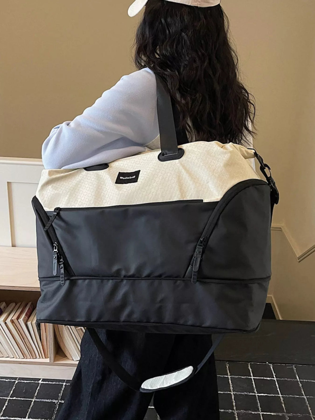 Two-Tone Duffle Bag - Lilixa.store