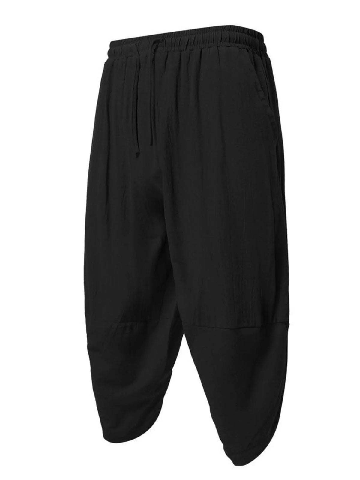 Men's Plus Size Loose Fit Cropped Pants, view 2