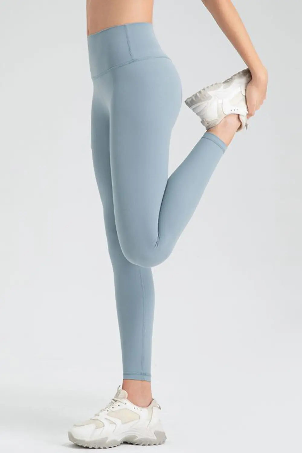 Wide Waistband Sport Leggings - Lilixa.store
