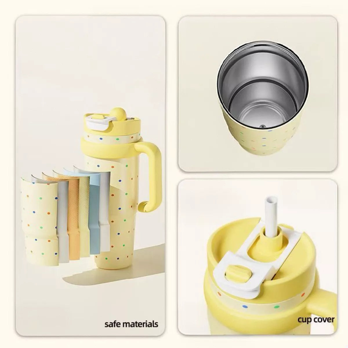 Large Capacity Water Bottle with Straw - Lilixa.store