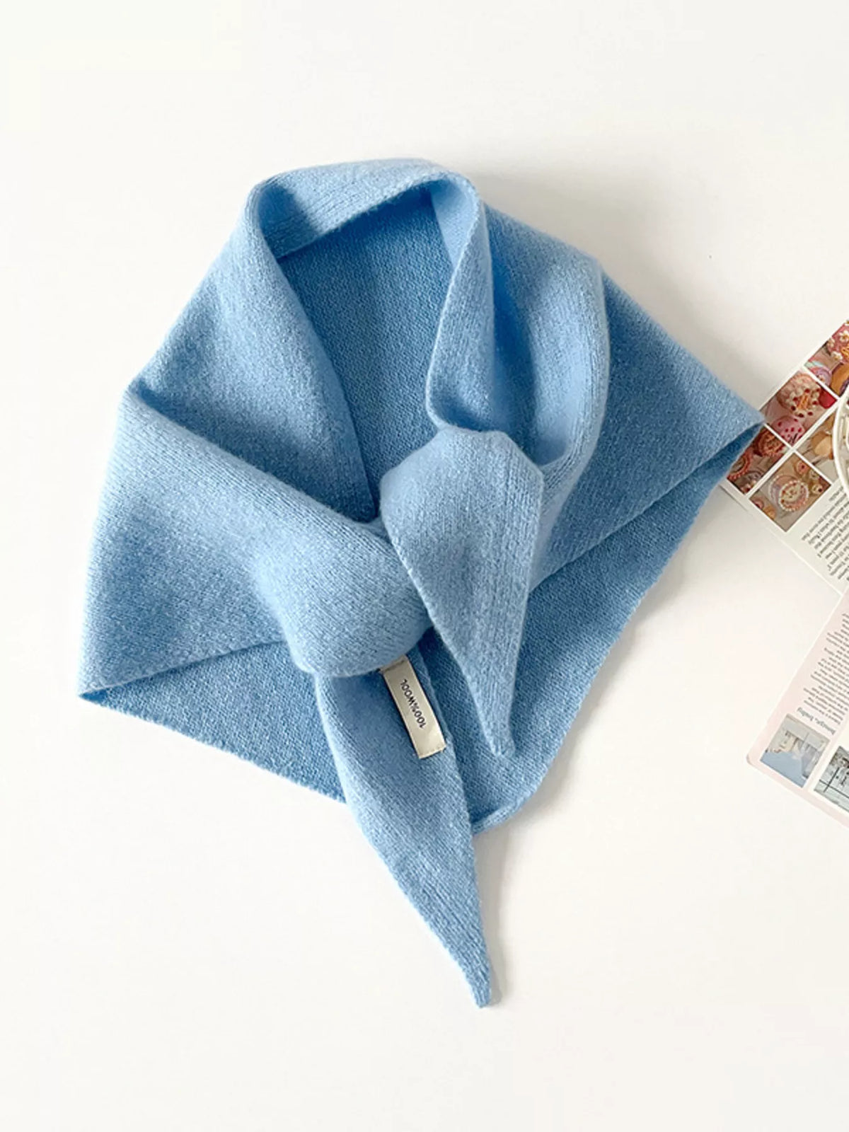 Solid Color Knit Scarf - Lilixa.store