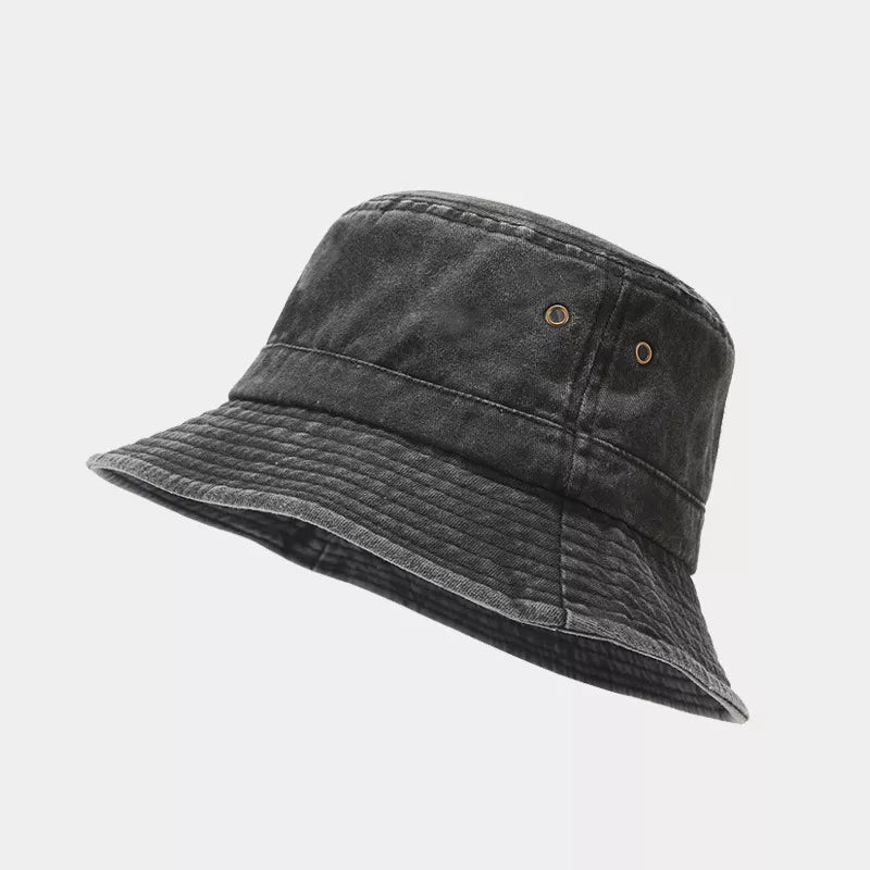Washed Cotton Bucket Hat - Lilixa.store