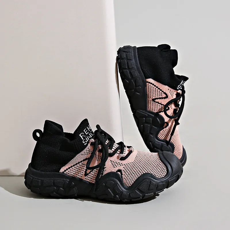 Contrast Mesh Platform Athletic - Lilixa.store